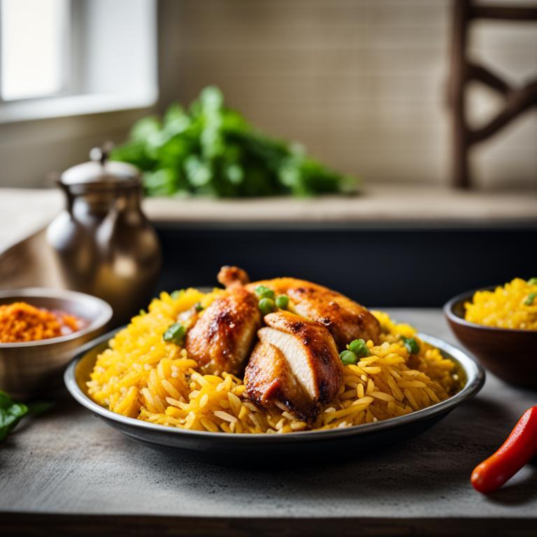 chicken and yellow rice recipe