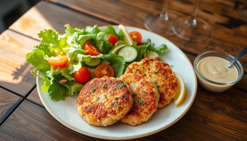 pairing salmon patties