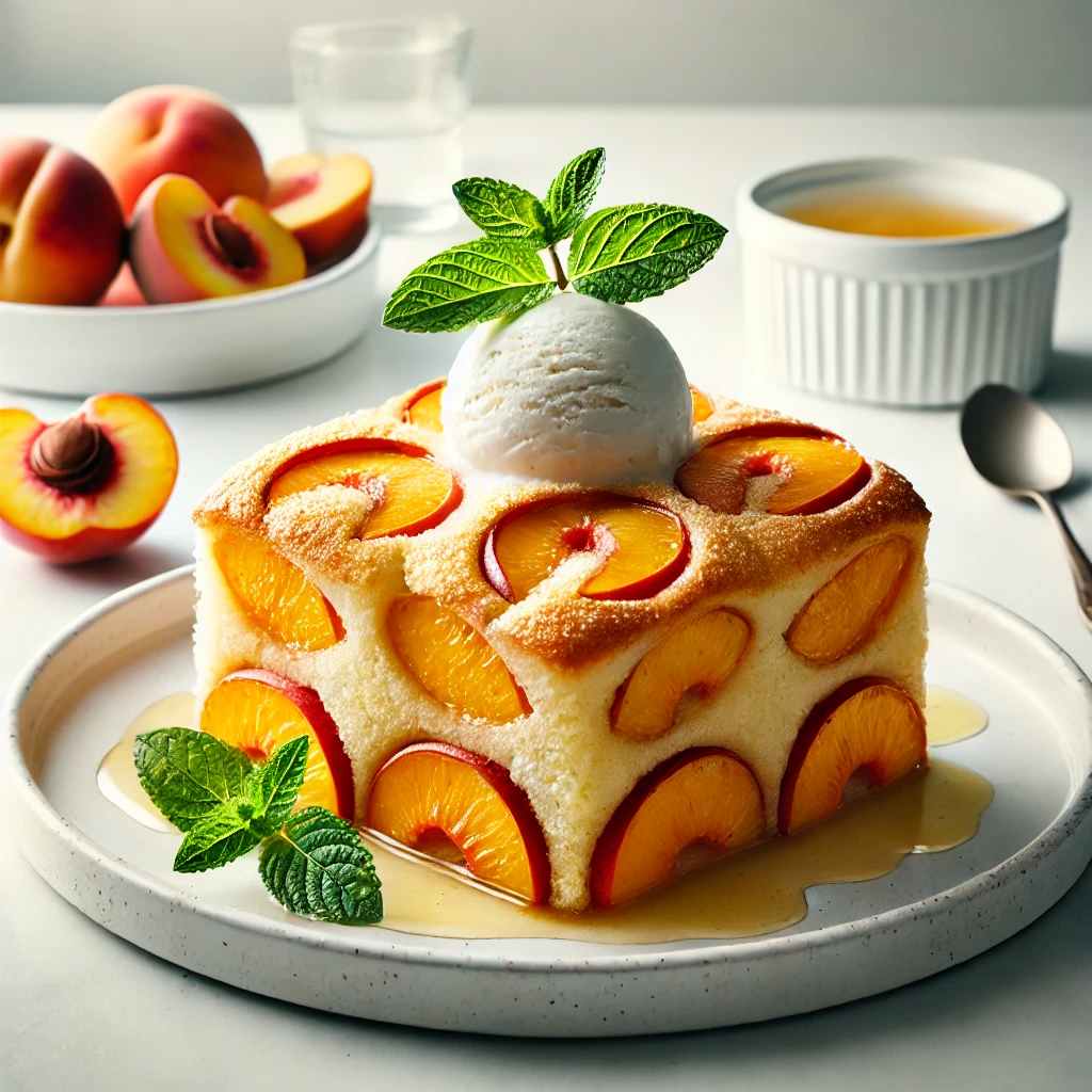 peach cobbler with cake mix