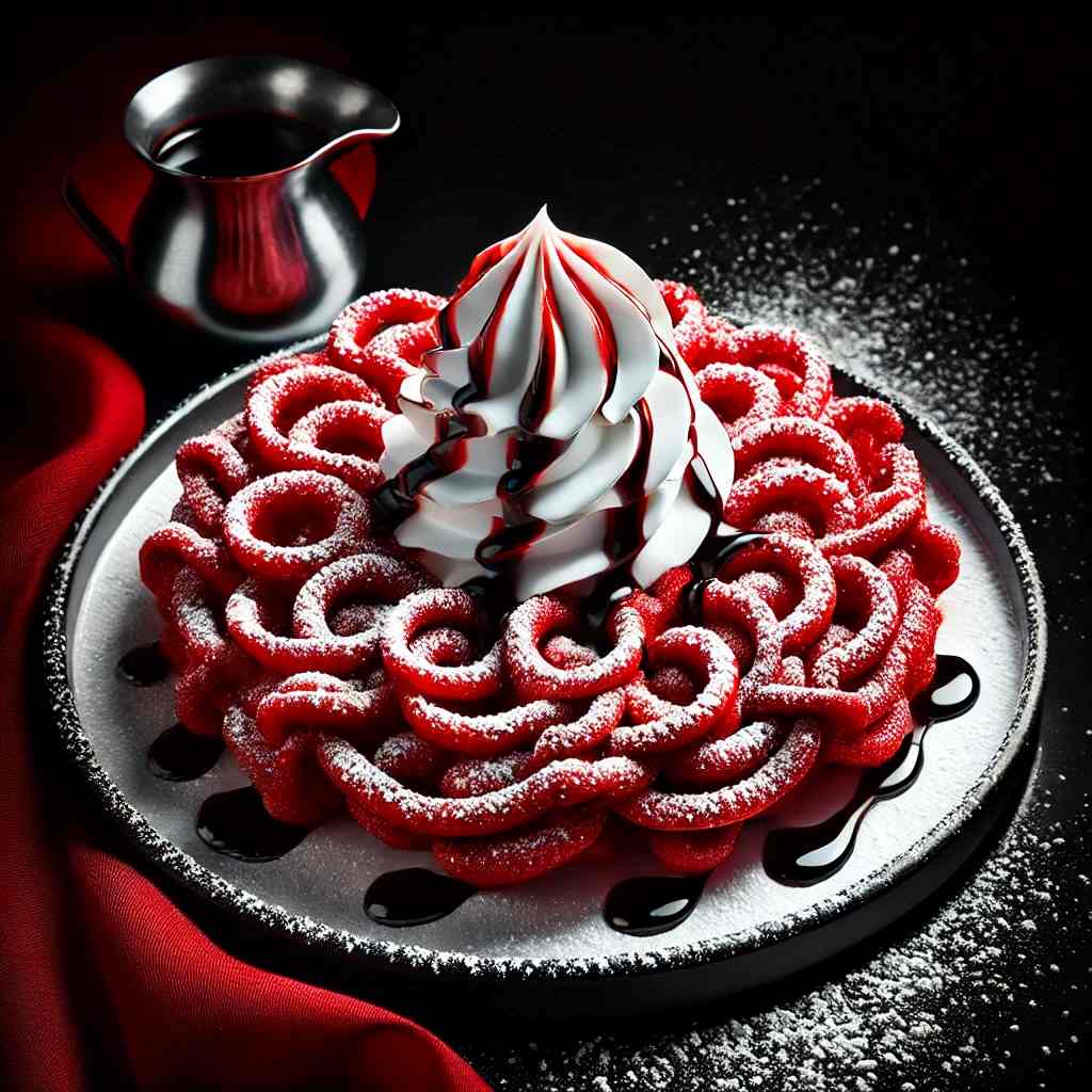 Easy Red Velvet Funnel Cake Recipe Using Box Cake Mix