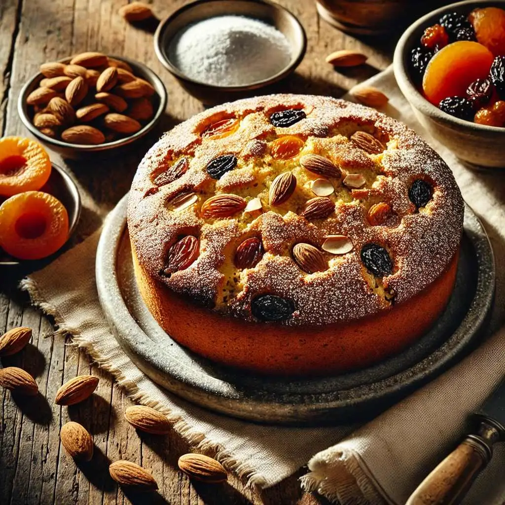 bead n cake bake recipes - almond and dried fruit cake