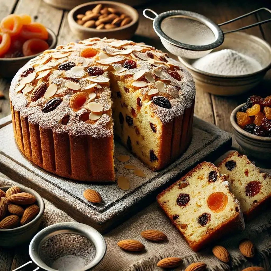 bead n cake bake recipes - almond and dried fruit cake