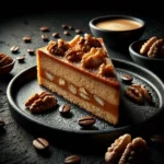 coffee ginger walnut slice recipe