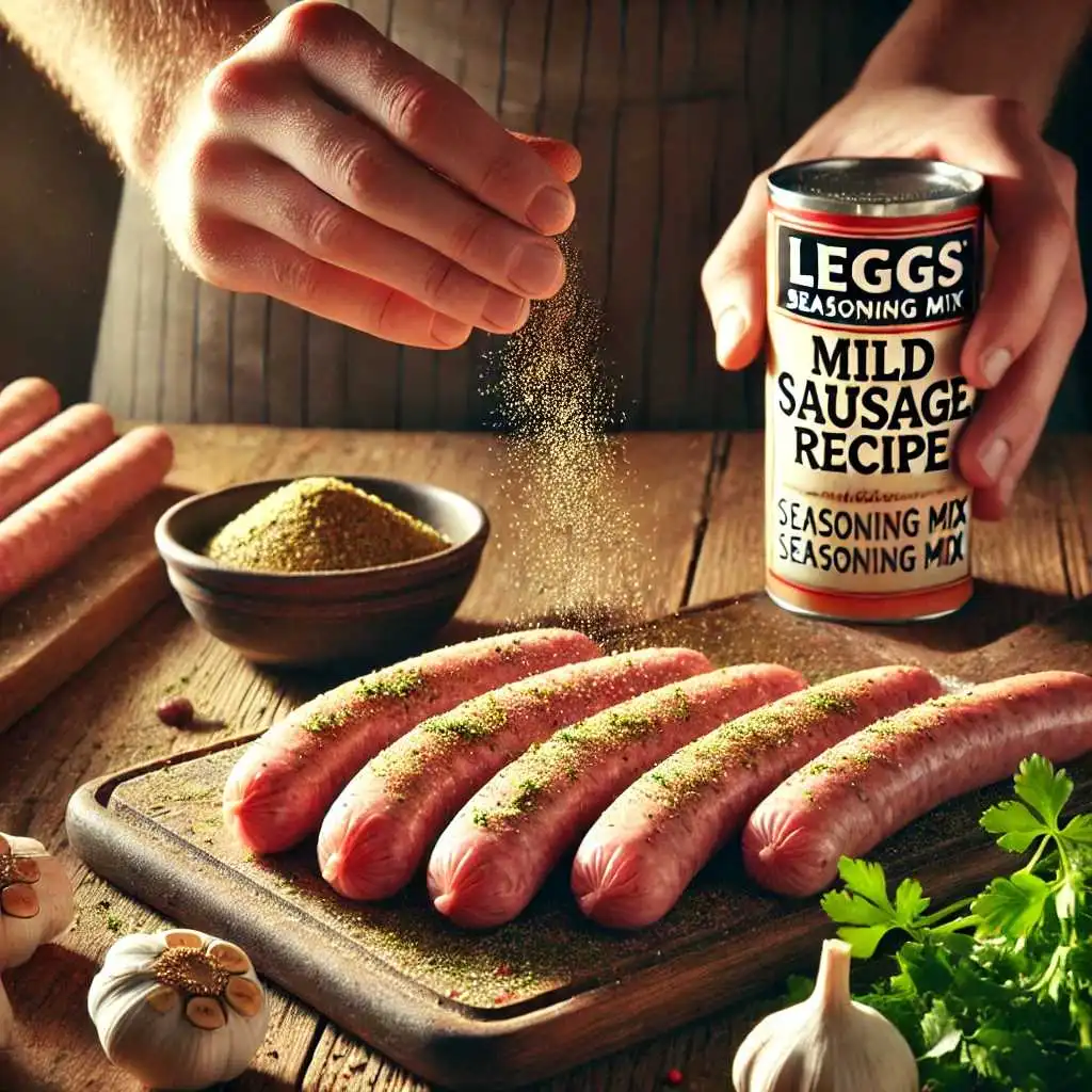 recipe for mild sausage with leggs seasoning mix