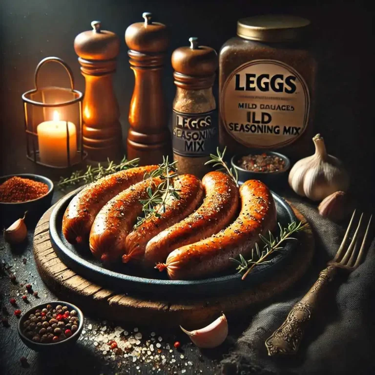 recipe for mild sausage with leggs seasoning mix