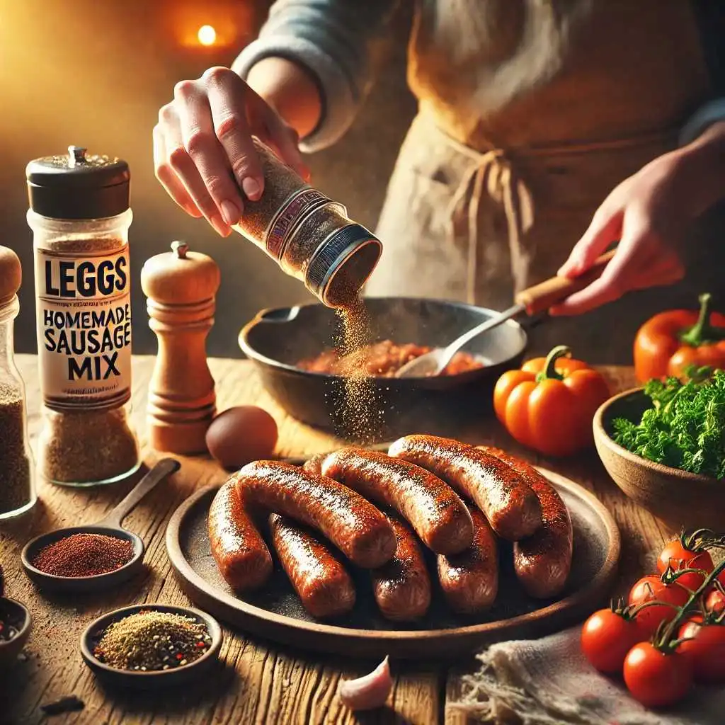 recipe for mild sausage with leggs seasoning mix