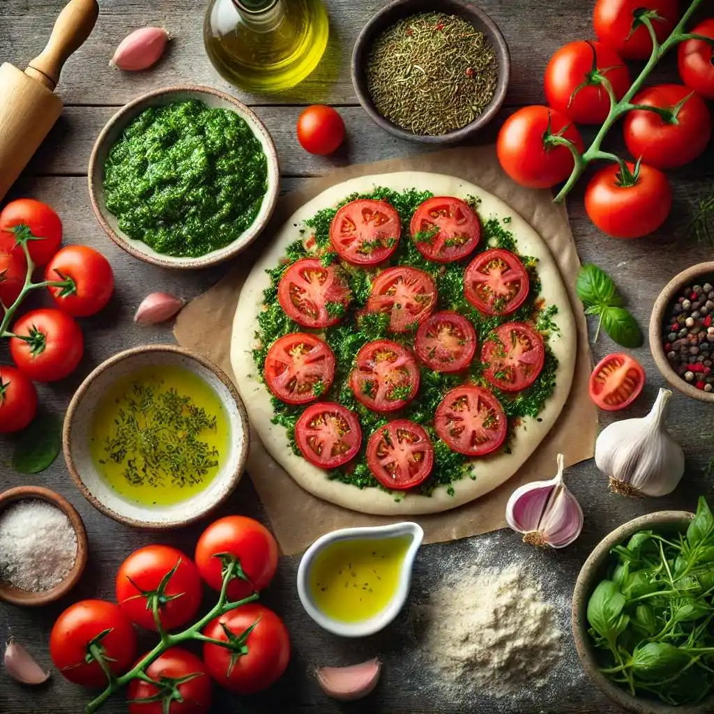 simple tomato halves chimichurri recipe for pizza