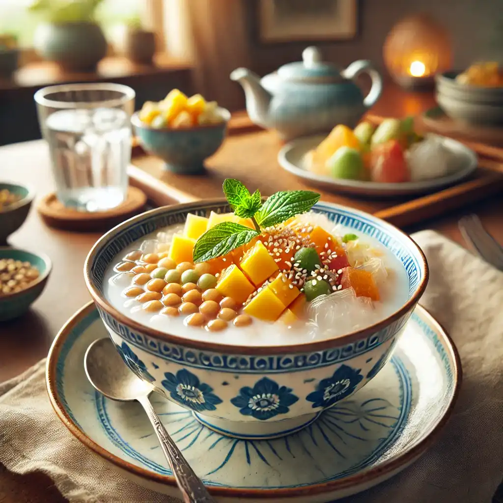 vegan vietnamese sweet soup dessert