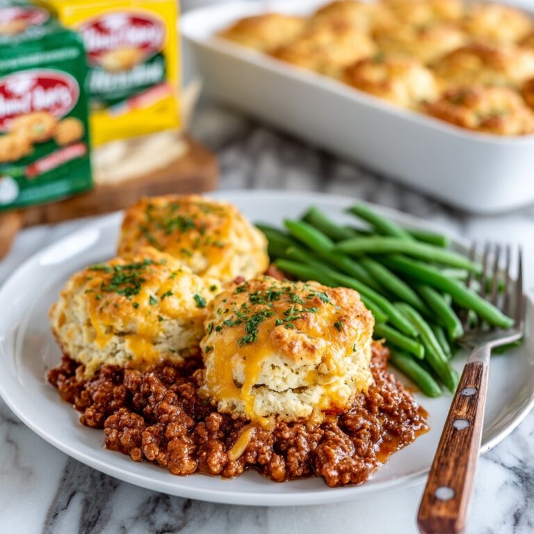 Cheddar Bay Sloppy Joe Casserole Recipe