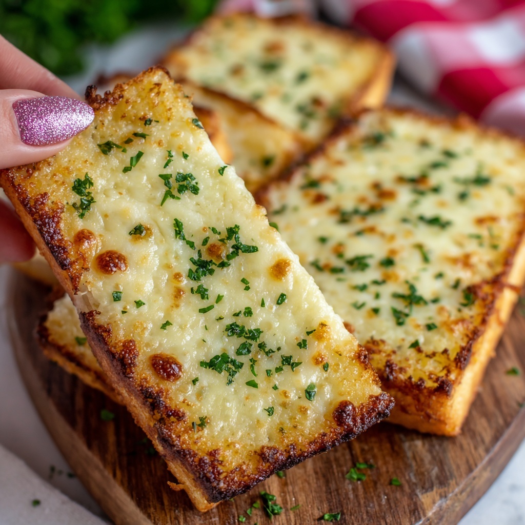 Secret Ingredient Cheesy Garlic Bread Recipe - Recipe Image
