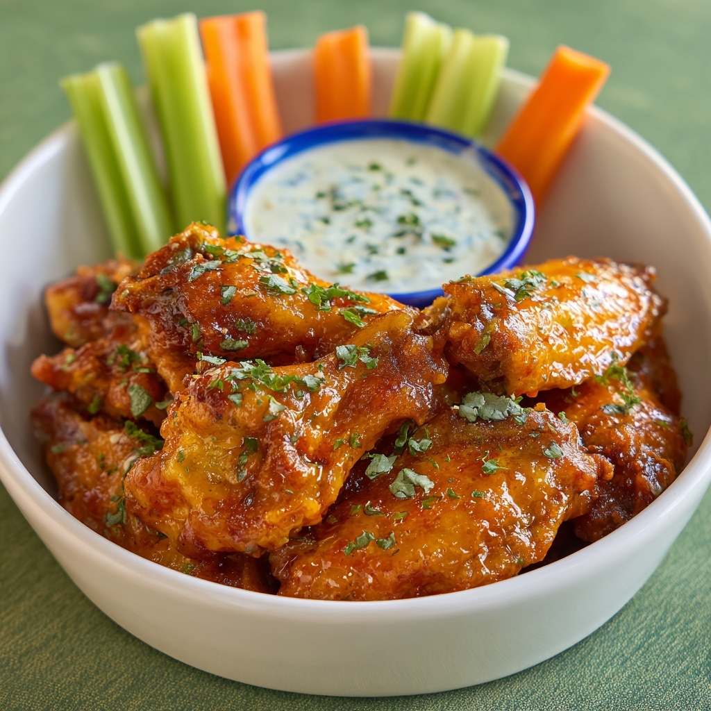 Air Fryer Buffalo Chicken Wings Recipe - Recipe Image