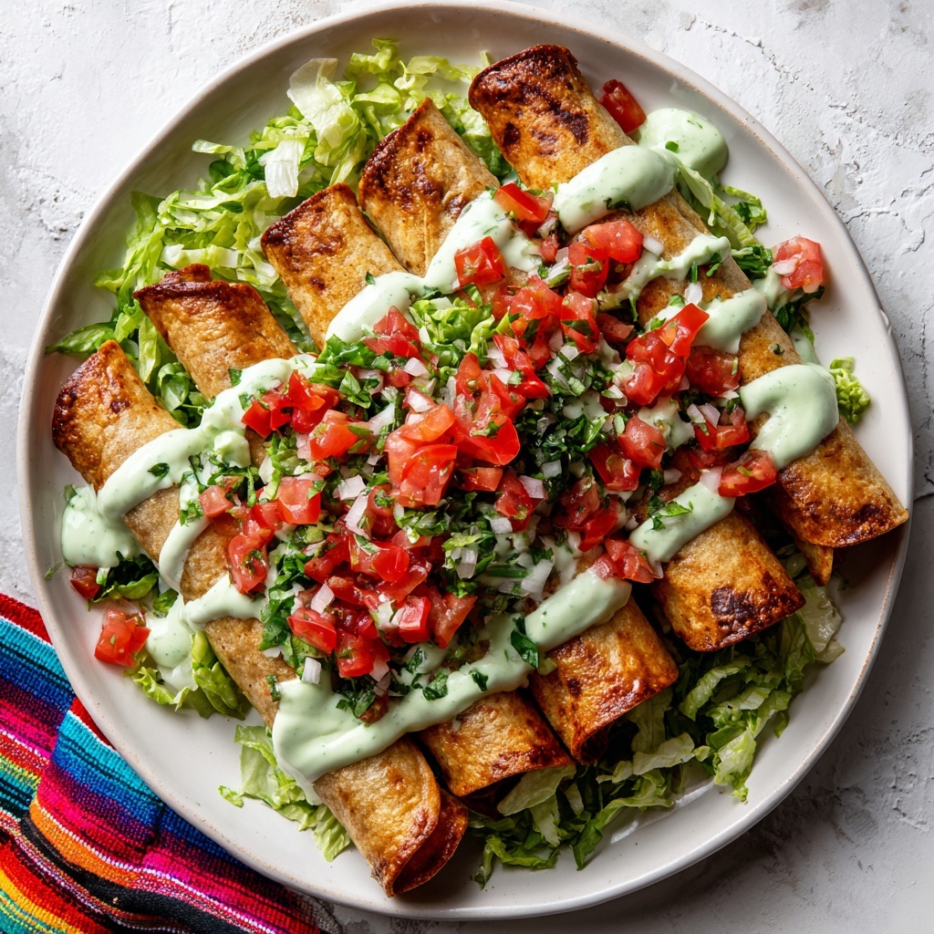 Air Fryer Chicken and Black Bean Taquitos Recipe - Recipe Image