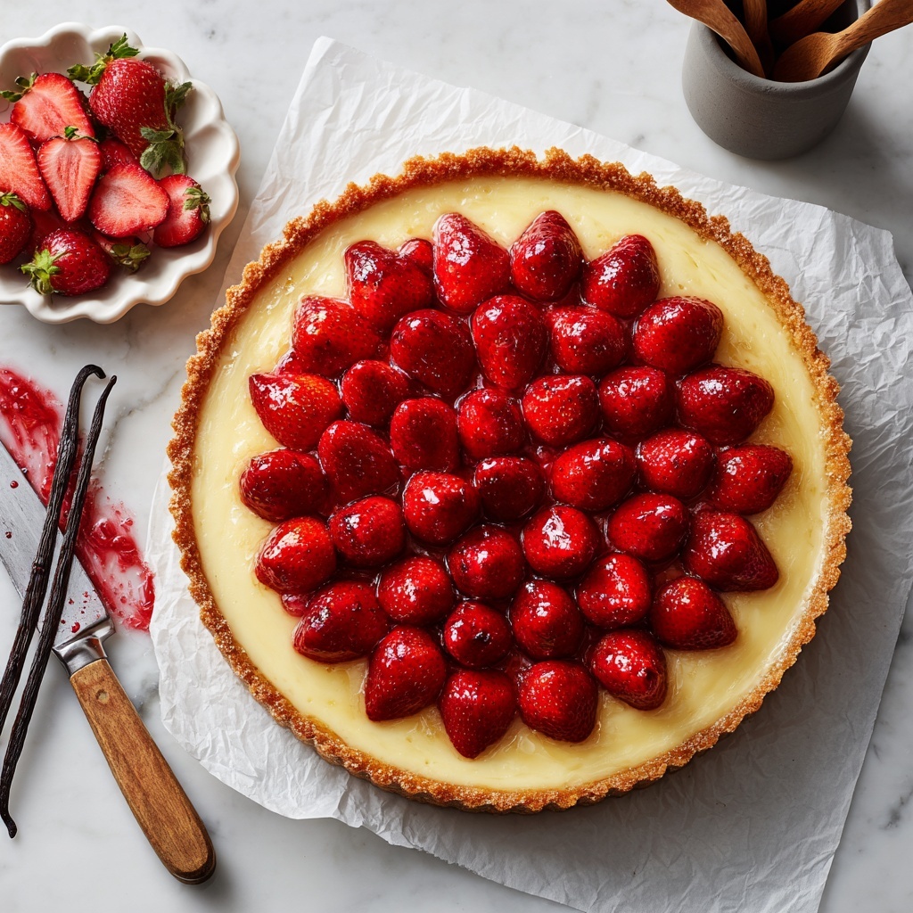 Vegan French Strawberry Tart Recipe - Recipe Image