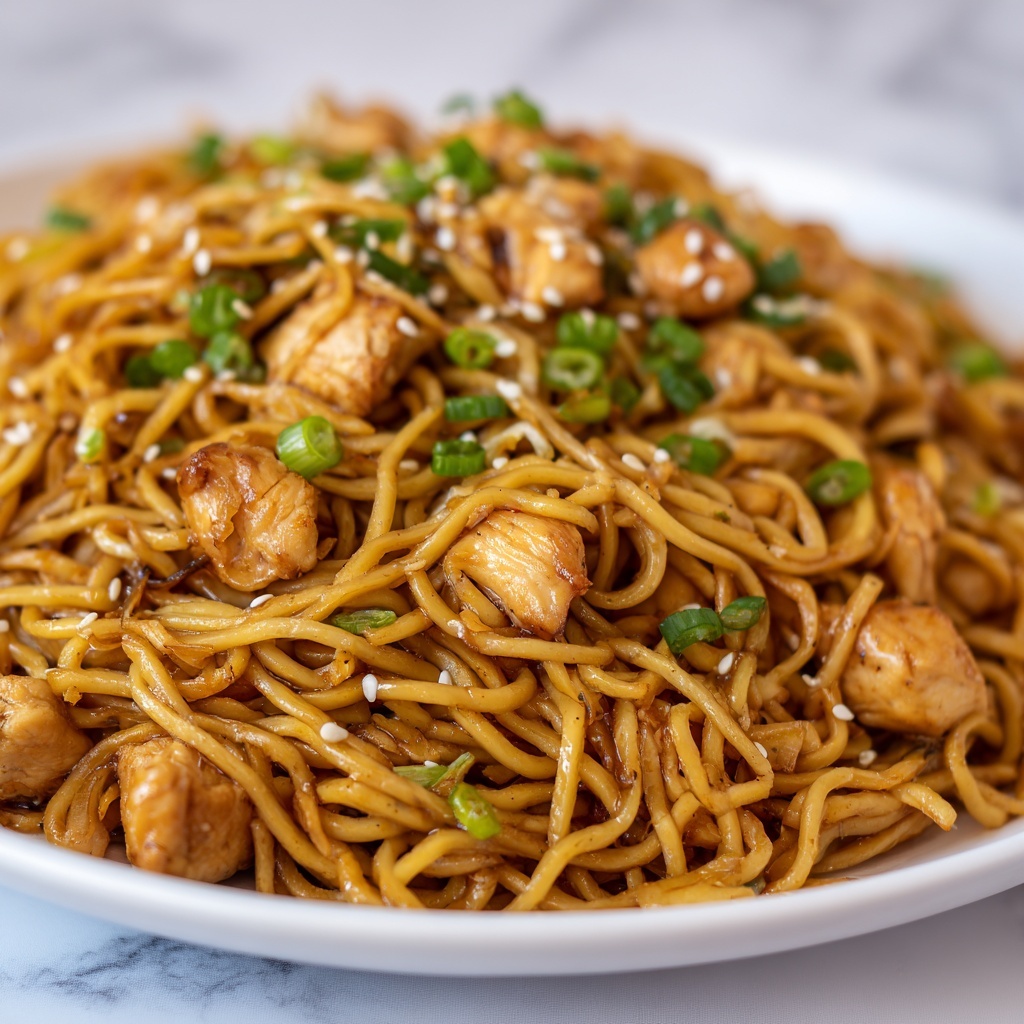 Easy Chicken Lo Mein Recipe - Recipe Image