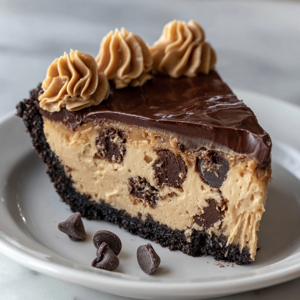 Chocolate Peanut Butter Temptation Pie Recipe - Recipe Image
