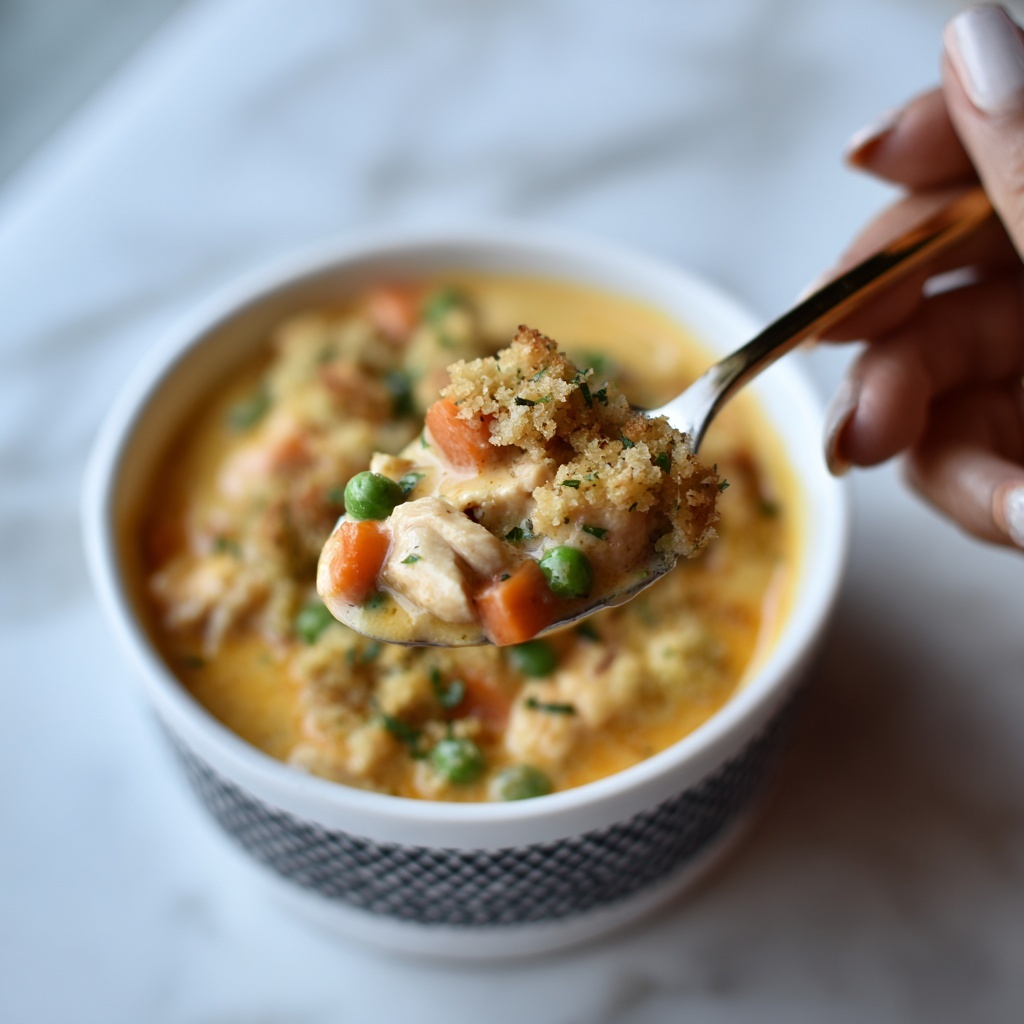 Sweet Potato Chicken Pot Pie Casserole Recipe - Recipe Image