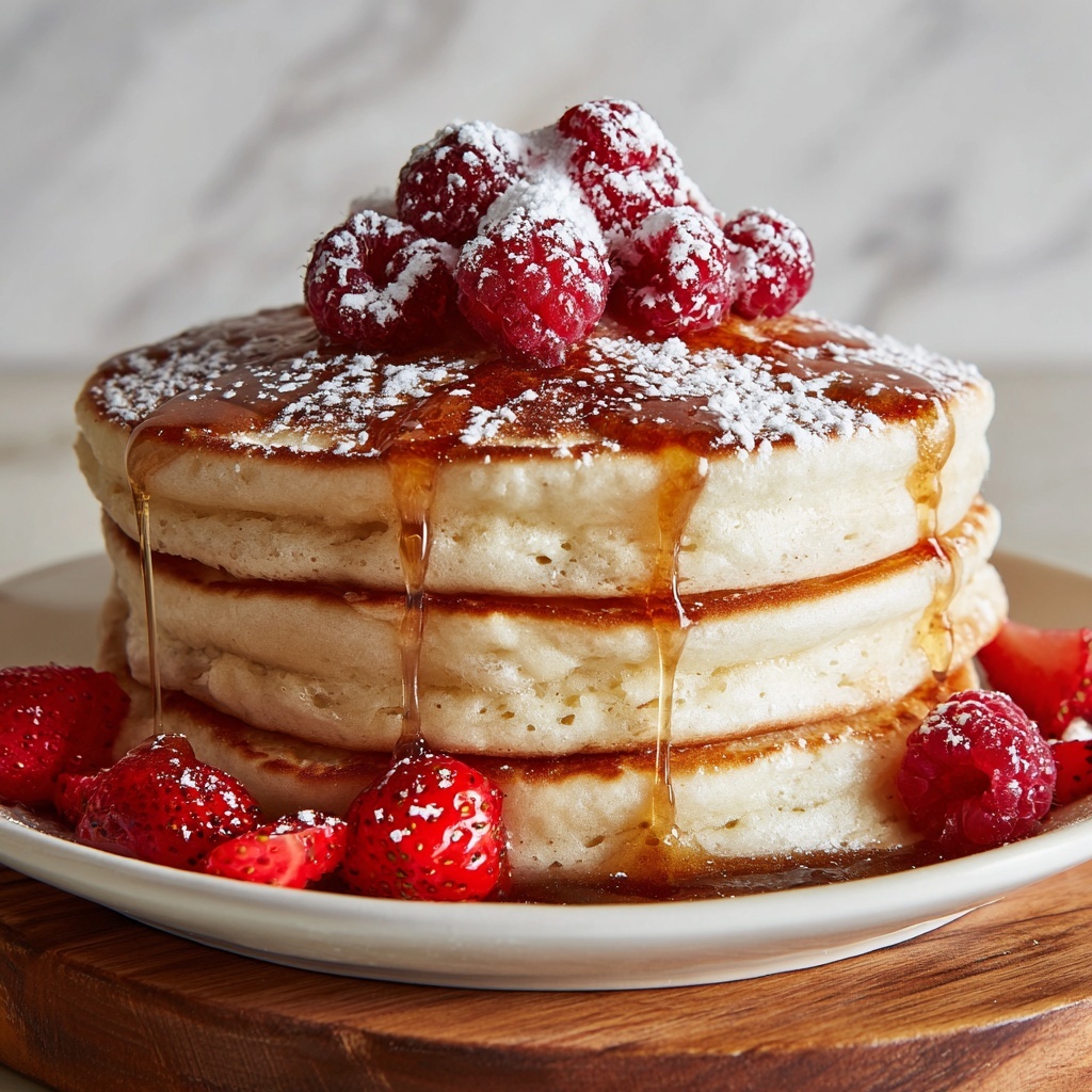 Fluffy Japanese Soufflé Pancakes Recipe - Recipe Image