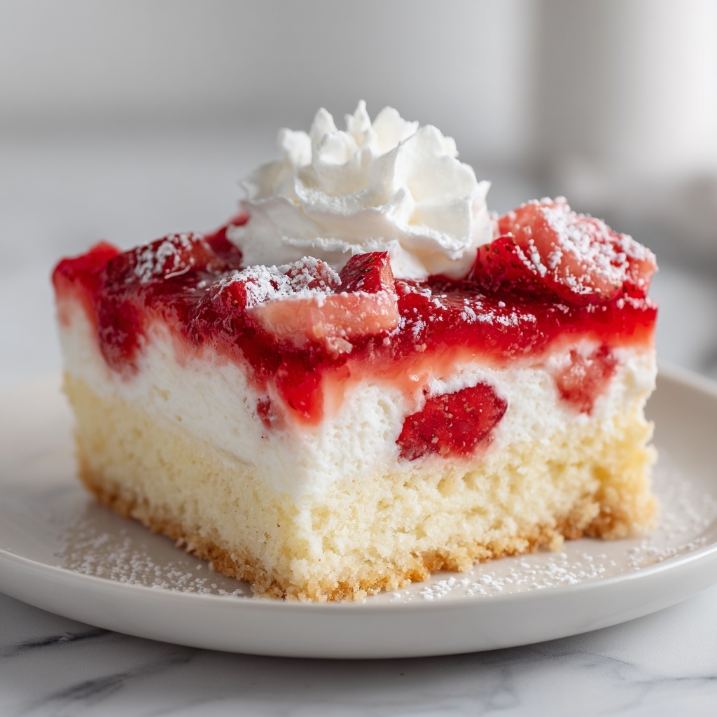 No-Fuss Strawberry Cheesecake Dump Cake Recipe - Recipe Image