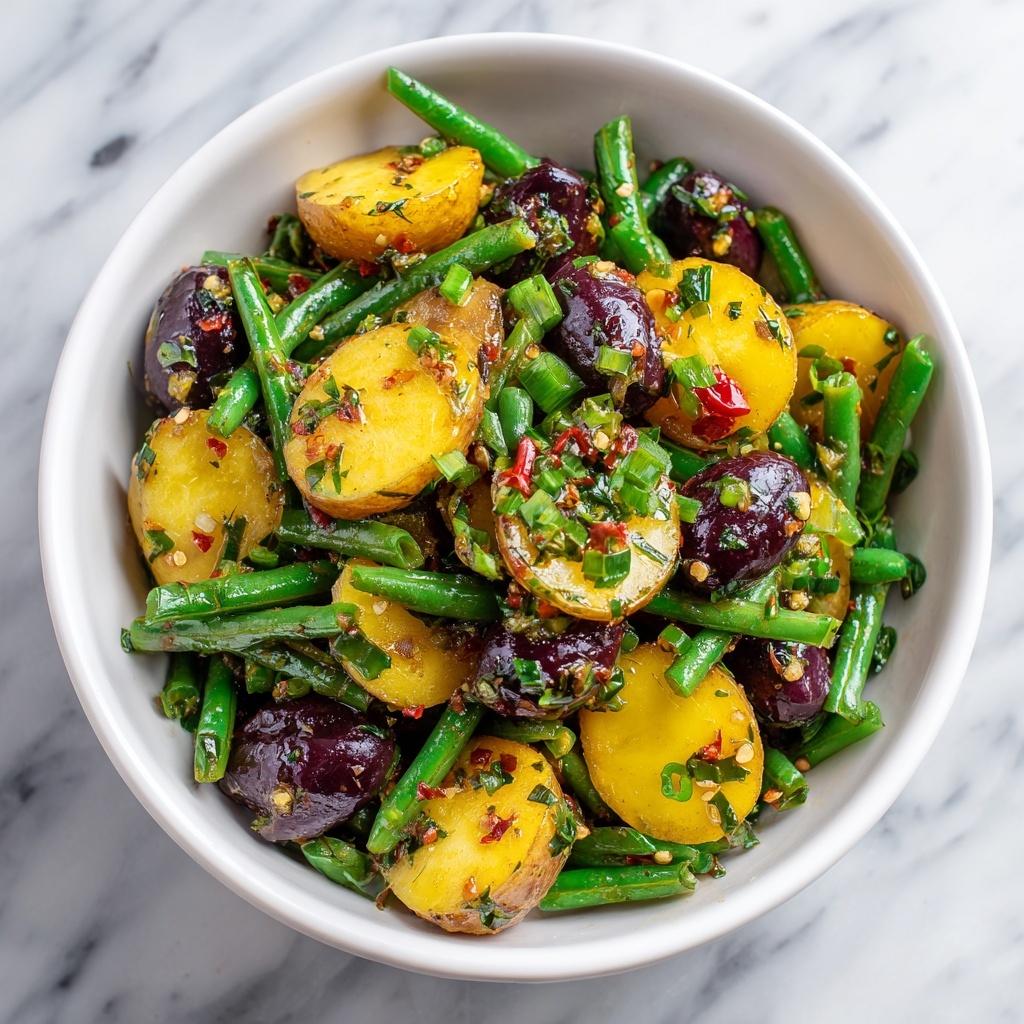 French-Style Potato and Green Bean Salad Recipe - Recipe Image