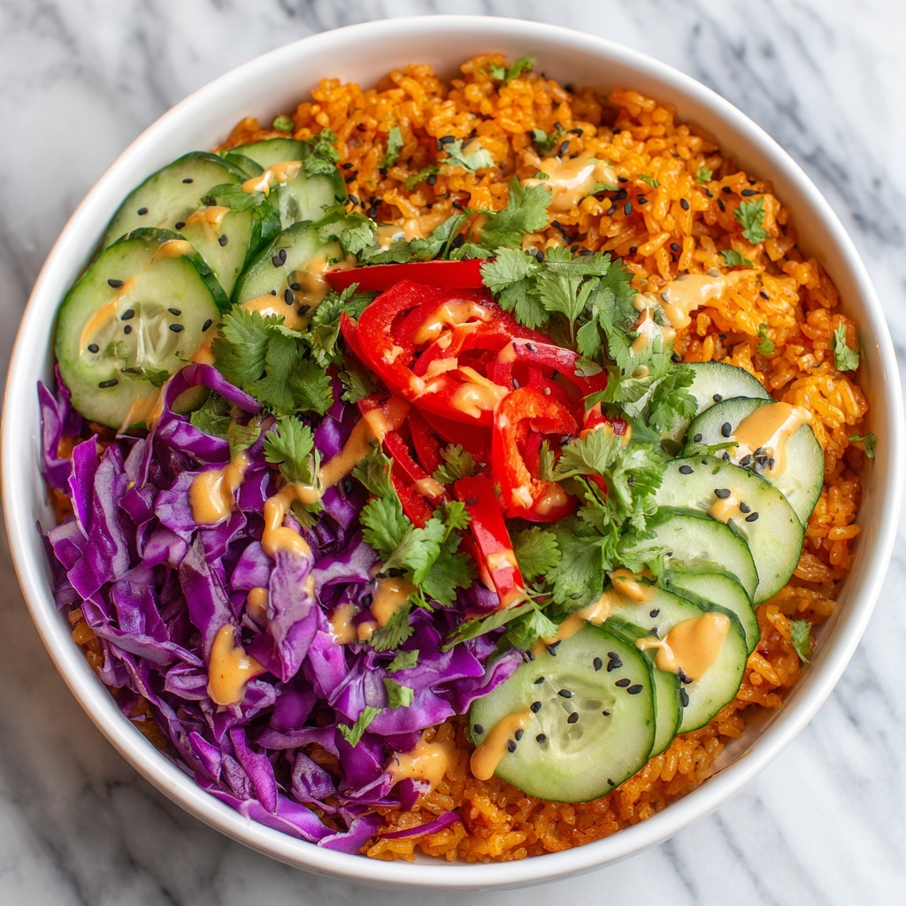 Crispy Rice Salad with Veggies and Peanut Dressing Recipe - Recipe Image