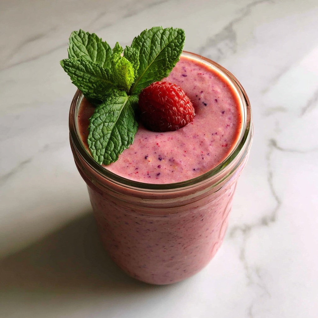 Healthy Green Berry Smoothie Recipe - Recipe Image