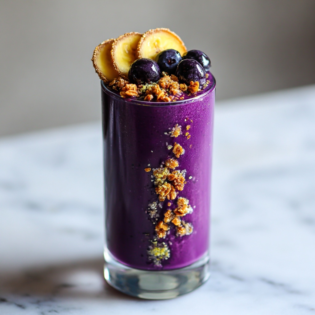 Vegan Blueberry Banana Smoothie Recipe - Recipe Image