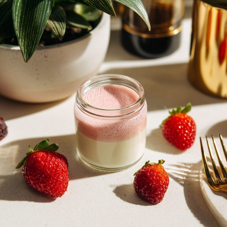 Homemade Strawberry Shortcake Coffee Creamer Recipe