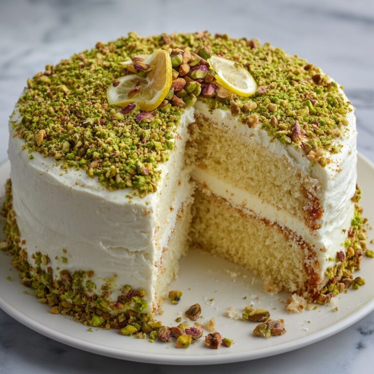 Lemon Pistachio Cake Recipe