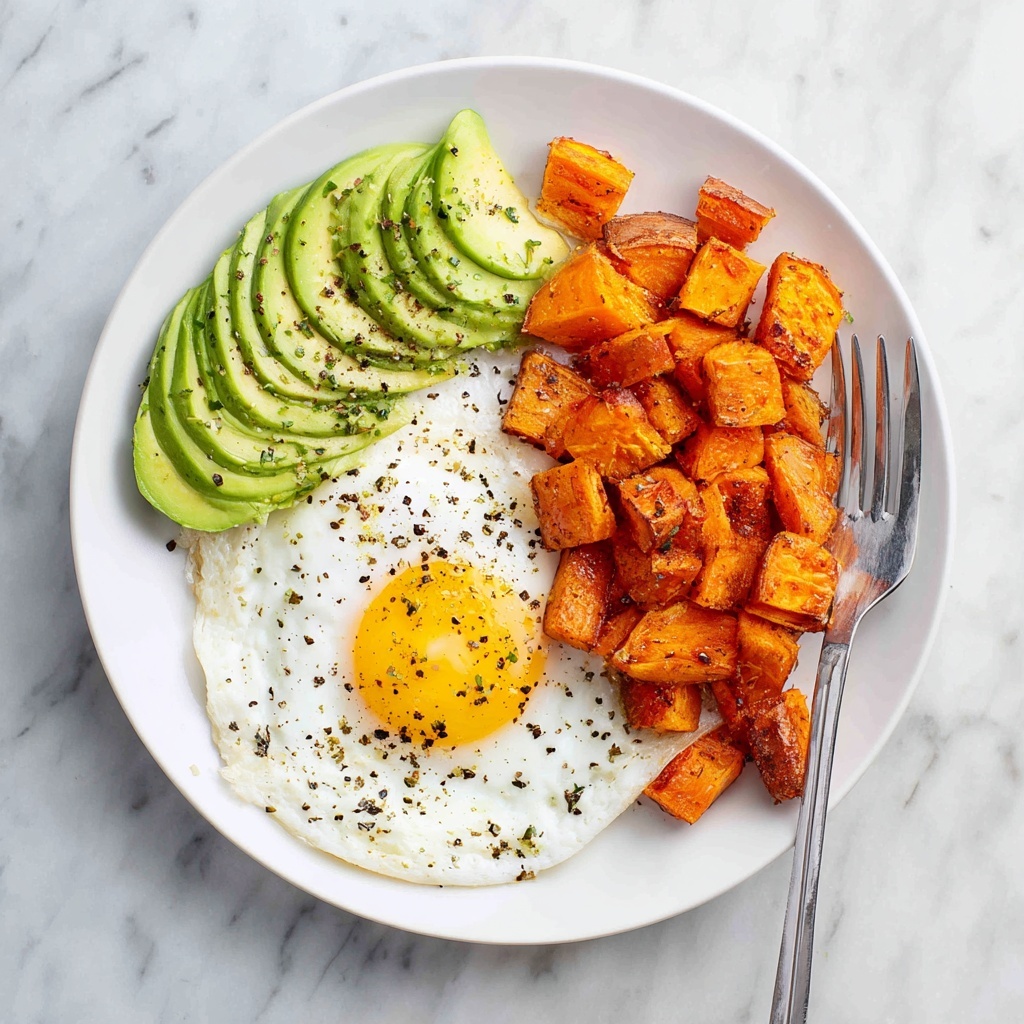 Soft Scramble and Roasted Sweet Potato Plate Recipe - Recipe Image