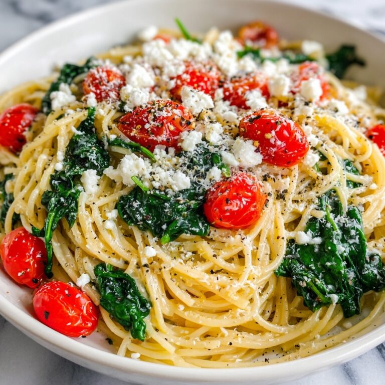 Pasta with Baked Feta and Cherry Tomatoes Recipe