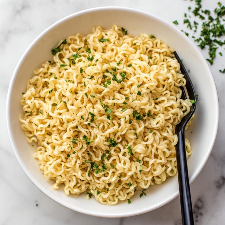 Garlic Butter Ramen Noodles Recipe