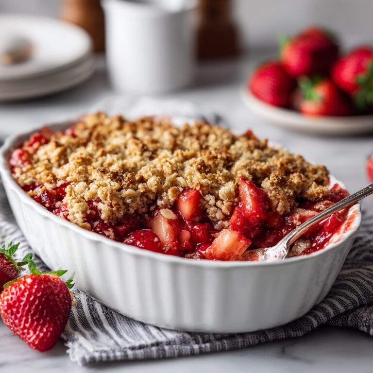 Strawberry Rhubarb Crisp Recipe