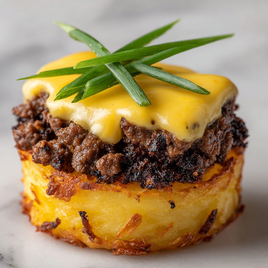 Cheeseburger Tater Tot Cups Recipe - Recipe Image