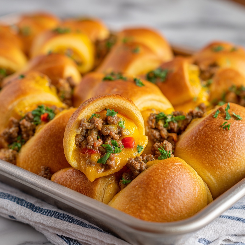 Taco Crescents Recipe - Recipe Image