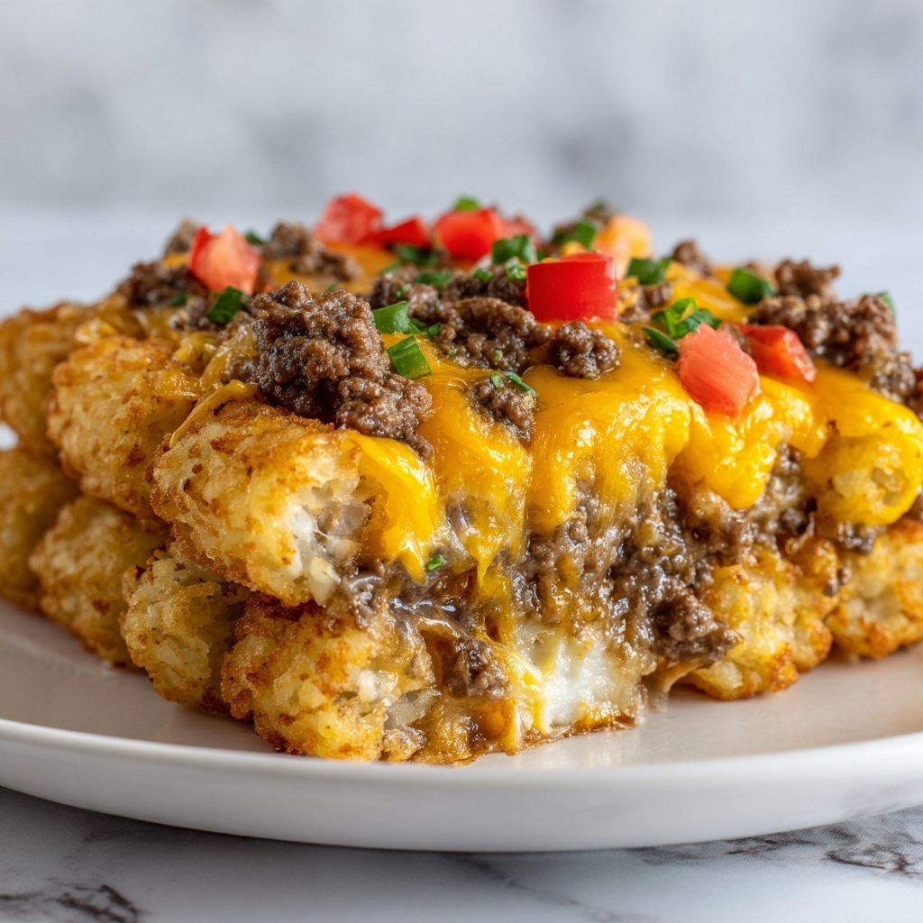Taco Tater Tot Casserole Recipe - Recipe Image