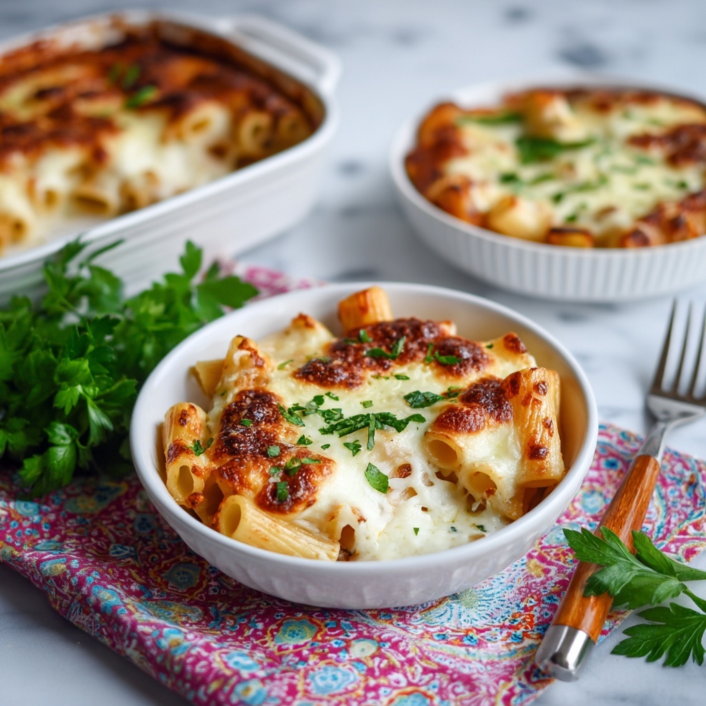 Four Cheese Pasta Bake Recipe - Recipe Image