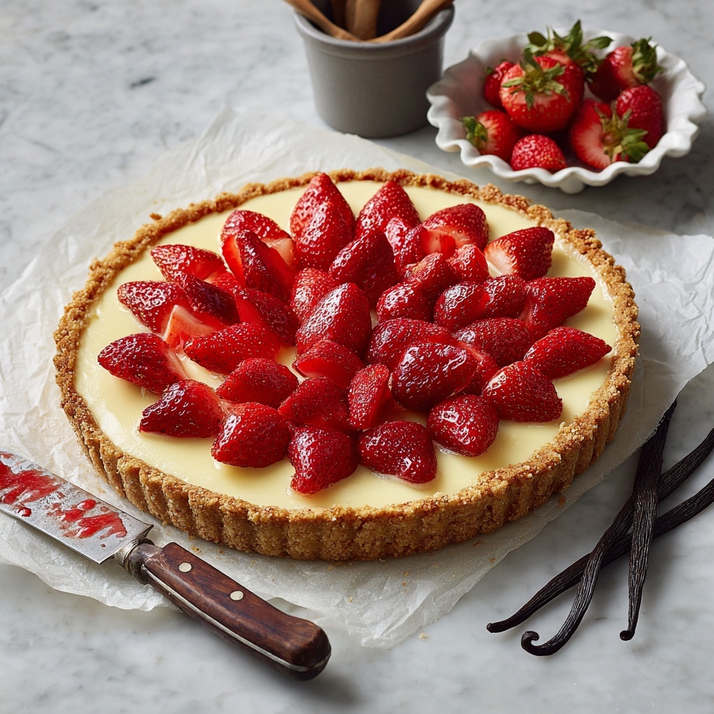 Vegan French Strawberry Tart Recipe - Recipe Image