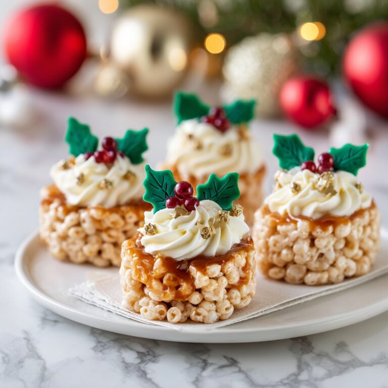 Rice Krispie Christmas Puddings Recipe