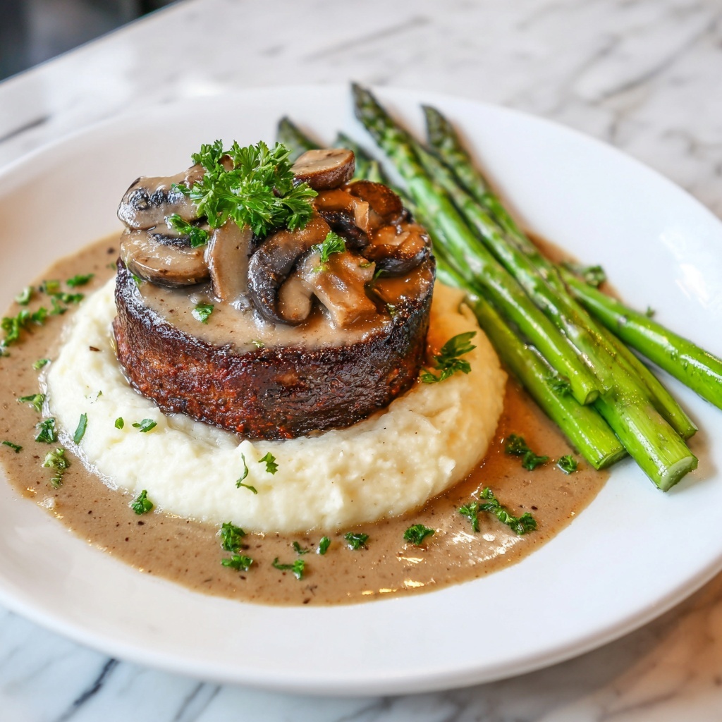 Salisbury Steak with Mushroom Gravy Recipe - Recipe Image