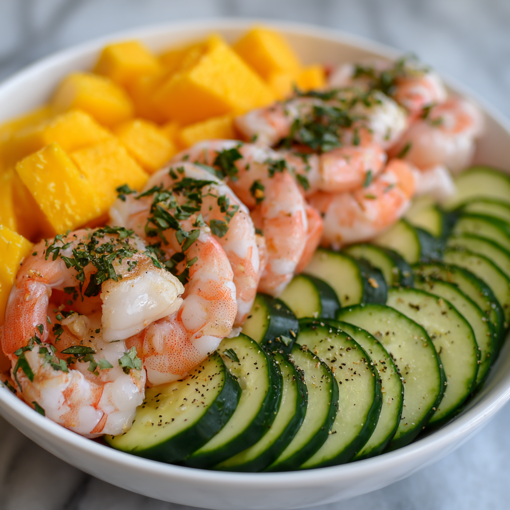 Cucumber Shrimp Salad Recipe - Recipe Image