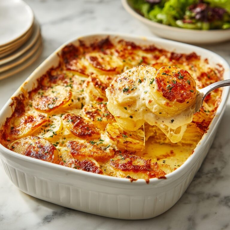 Easy Cheesy Scalloped Potatoes Recipe