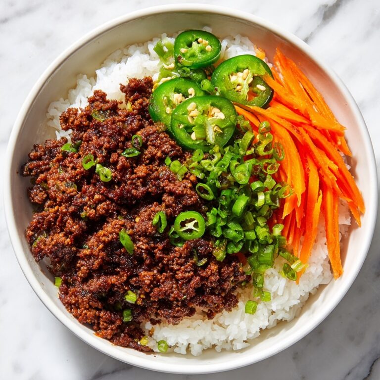 Korean Ground Beef Bowl Recipe