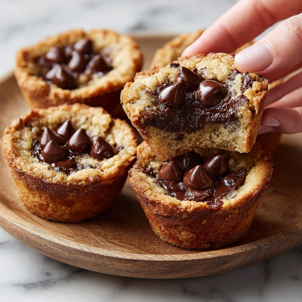 Fudge Filled Chocolate Chip Cookie Cups Recipe - Recipe Image