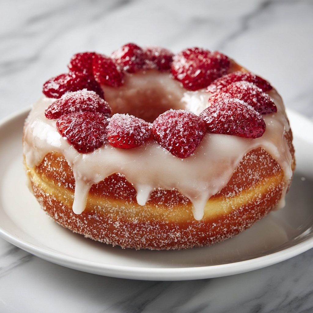 Strawberry Vanilla Bean Cronut Recipe - Recipe Image