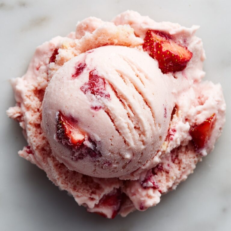 No Churn Strawberry Ice Cream Recipe
