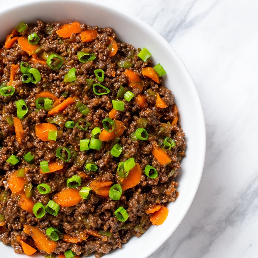 Healthy Chinese Ground Beef & Cabbage Stir Fry Recipe - Recipe Image