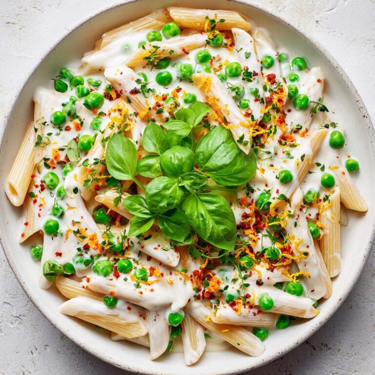 Lemon Ricotta Pasta with Fresh Peas Recipe