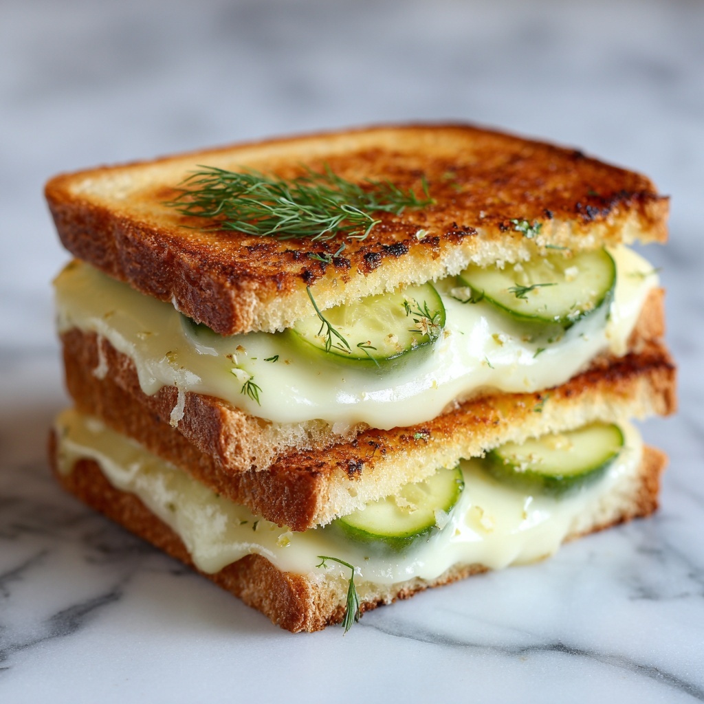 Dill Pickle Grilled Cheese Recipe - Recipe Image