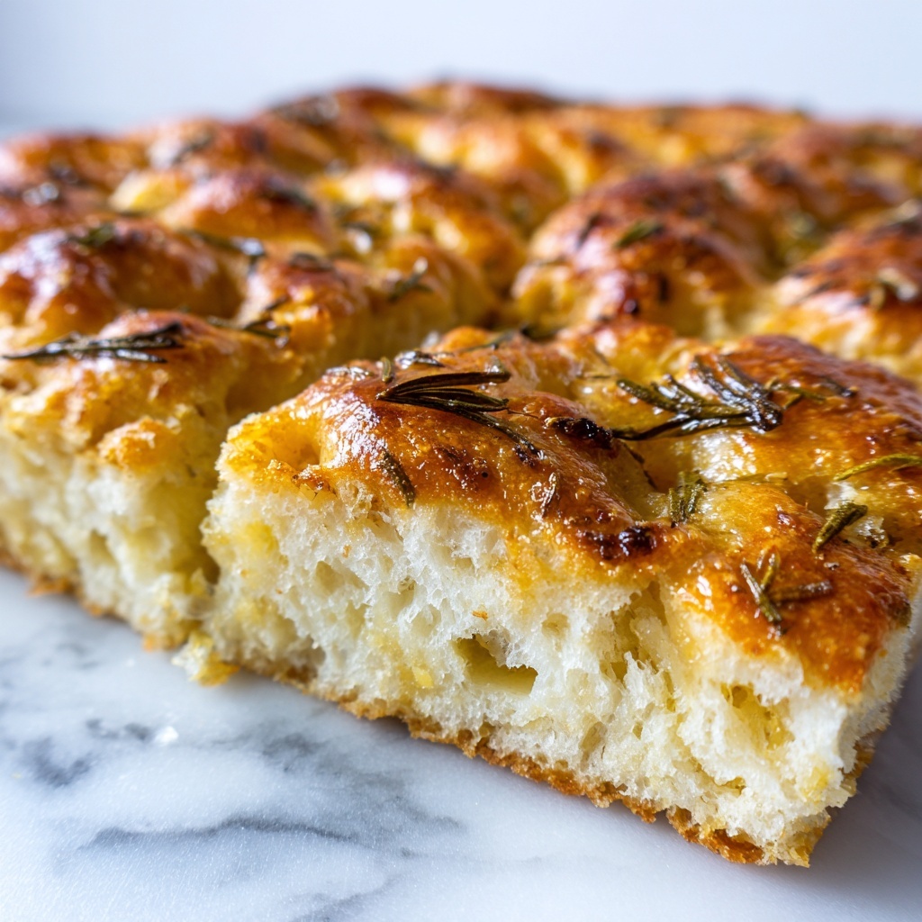 Rustic No Knead Rosemary Garlic Bread Recipe - Recipe Image