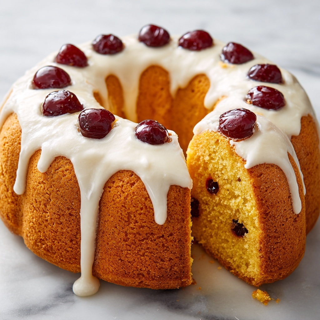 Cherry Bundt Cake Recipe - Recipe Image